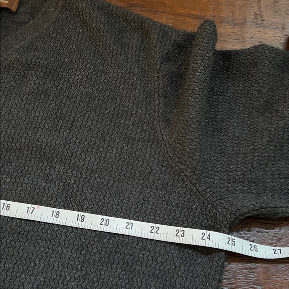 Tasso Elba S.P.A. Collection Luxury Silk Cashmere V-Neck Sweater Men's XL - Picture 9 of 11